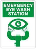 Eye Wash Sign (w/graphic) 