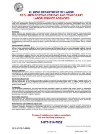 Illinois: Day and Temporary Labor Services Act Poster