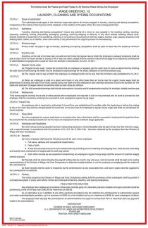 New Jersey Wage Order #13 Poster
